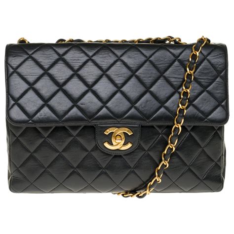 sac matelassé noir style chanel|chanel sacs.